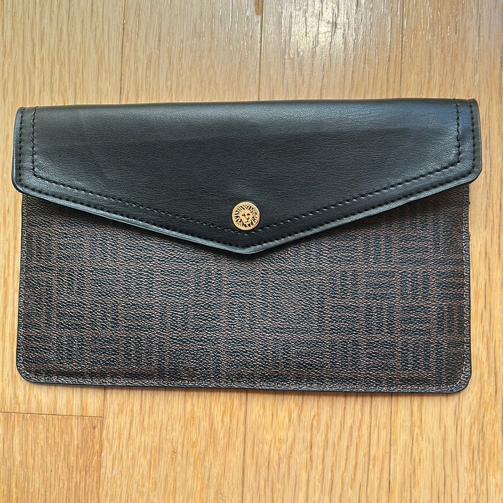 Anne Klein clutch pouch purse
